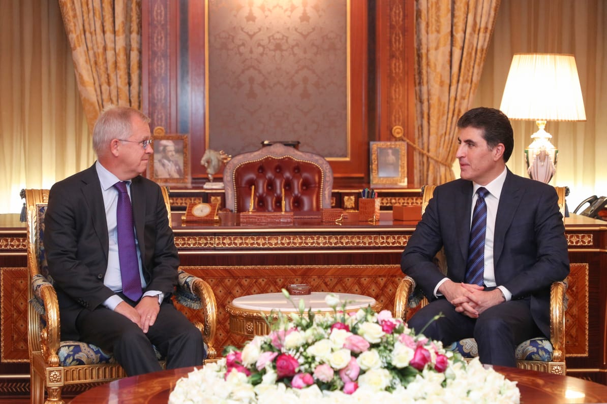 Serokê Herêma Kurdistanê pêşwazî li balyozê nû yê Siwêdê kir